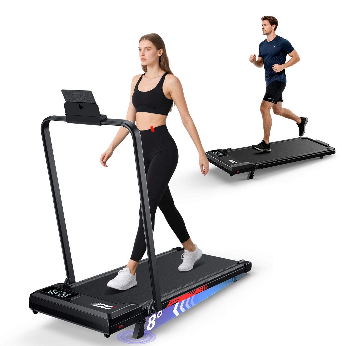 Loopband voor thuisgebruik, speciaal ontworpen voor kleine ruimtes