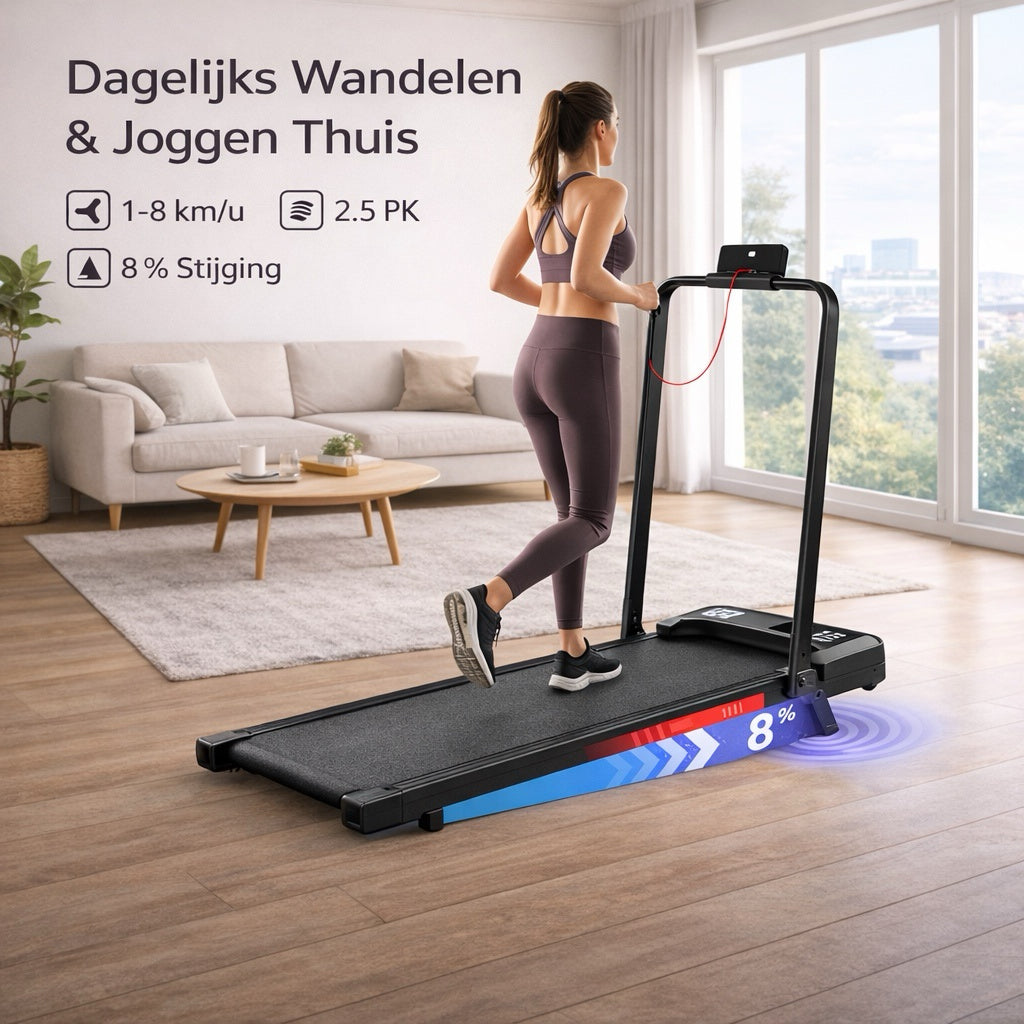 Loopband voor thuisgebruik, speciaal ontworpen voor kleine ruimtes